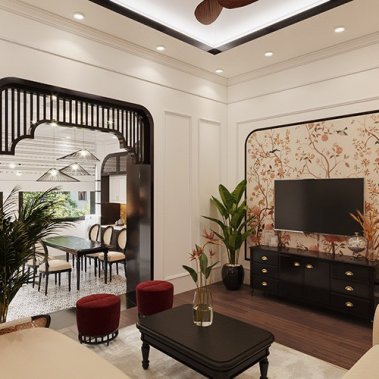 NỘI THẤT CĂN HỘ 22 - PHONG CÁCH INDOCHINE