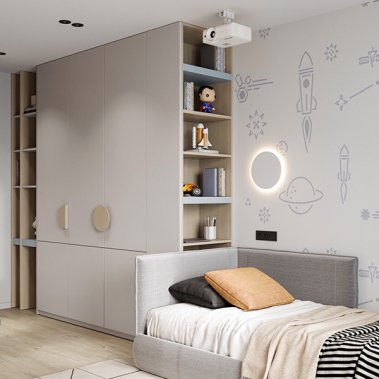 NỘI THẤT PHÒNG NGỦ 61 - PHÒNG NGỦ CHO BÉ TRAI