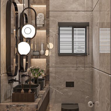 NỘI THẤT PHÒNG TẮM 01  - PHONG CÁCH HIỆN ĐẠI