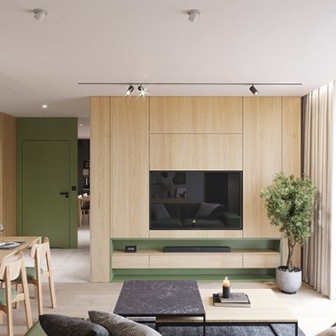 NỘI THẤT CĂN HỘ 43m² PHONG CÁCH HIỆN ĐẠI