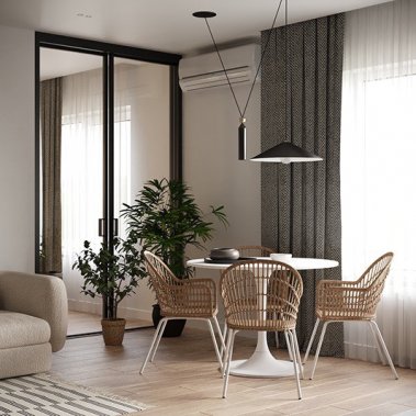 NỘI THẤT CĂN HỘ 70m² PHONG CÁCH HIỆN ĐẠI