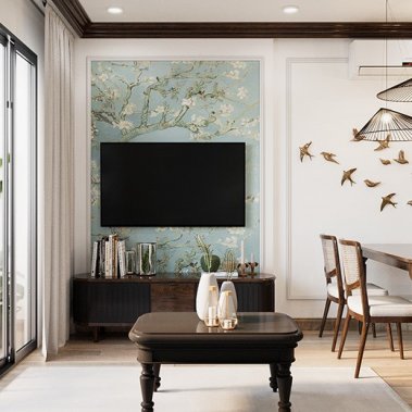 NỘI THẤT CĂN HỘ 64m² - PHONG CÁCH INDOCHINE