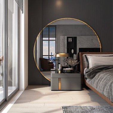 NỘI THẤT PHÒNG NGỦ 42 - PHONG CÁCH HIỆN ĐẠI, TONE MÀU XÁM