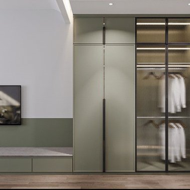 NỘI THẤT PHÒNG NGỦ 33 - PHONG CÁCH HIỆN ĐẠI TONE MÀU TRẮNG XANH