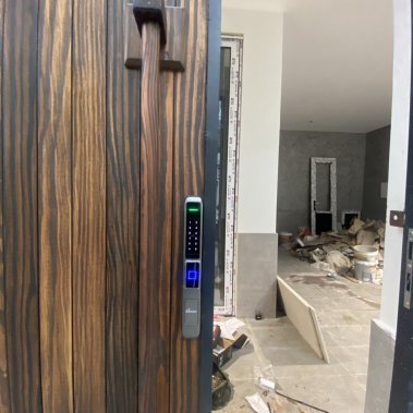 Khóa vân tay chống nước cửa nhôm xingfa, cửa sắt DEMAX EL606 SD APP - Cửa Lùa