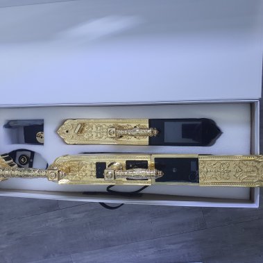 Khóa thông minh đại sảnh - tân cổ điển nhận diện khuôn mặt Face ID Demax SL986 Gold