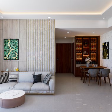 NỘI THẤT CĂN HỘ 2 PHÒNG NGỦ - PHONG CÁCH HIỆN ĐẠI