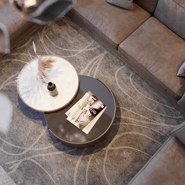 NỘI THẤT PHÒNG KHÁCH 33 - TONE MÀU XÁM