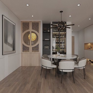 NỘI THẤT PHÒNG KHÁCH 29 - GỖ MDF PHONG CÁCH HIỆN ĐẠI