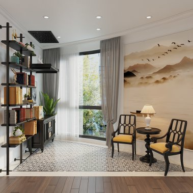 NỘI THẤT CĂN HỘ 120m² - PHONG CÁCH INDOCHINE