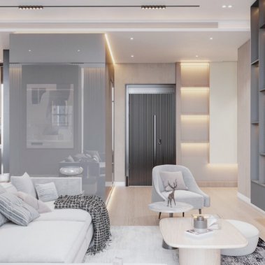 NỘI THẤT CĂN HỘ 72m²  PHONG CÁCH HIỆN ĐẠI