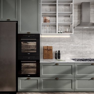 TỦ BẾP 128 CÁNH PANEL HIỆN ĐẠI