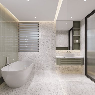 NỘI THẤT PHÒNG NGỦ 33 - PHONG CÁCH HIỆN ĐẠI TONE MÀU TRẮNG XANH