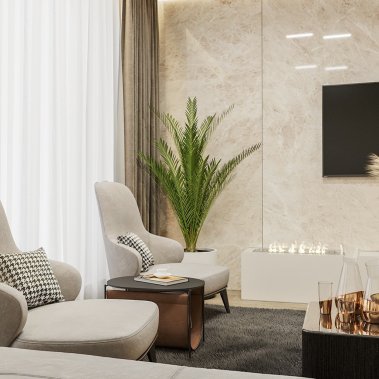 NỘI THẤT CĂN HỘ 61m² PHONG CÁCH HIỆN ĐẠI