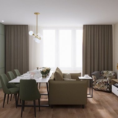 TỦ BẾP 134 CÁNH PHỦ MELAMINE TRĂNG XÁM