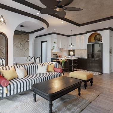 NỘI THẤT CĂN HỘ 17 - PHONG CÁCH INDOCHINE