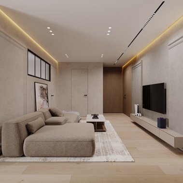 NỘI THẤT CĂN HỘ 77m² PHONG CÁCH HIỆN ĐẠI