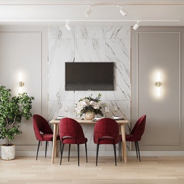 TỦ BẾP 136 MELAMIN XANH XÁM PHỐI GỖ NÂU