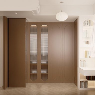 NỘI THẤT PHÒNG NGỦ 62 - GỖ MDF CHỐNG ẨM SƠN MÀU