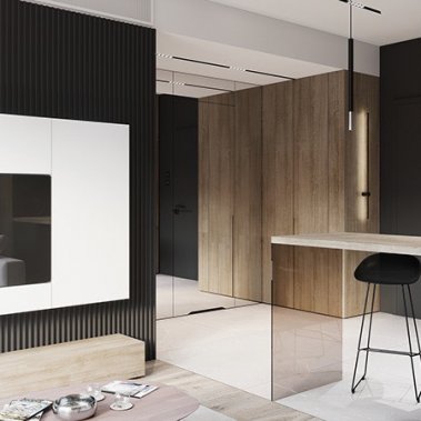 NỘI THẤT CĂN HỘ 30m² PHONG CÁCH HIỆN ĐẠI