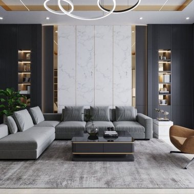 NỘI THẤT PHÒNG KHÁCH 14 - PHONG CÁCH HIỆN ĐẠI