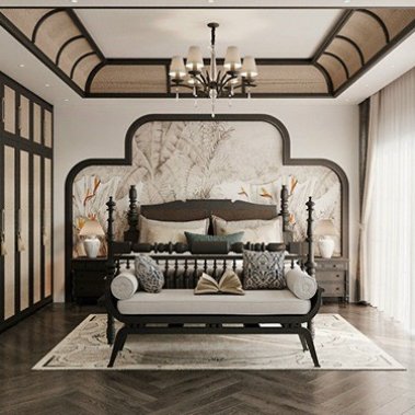 NỘI THẤT PHÒNG NGỦ 65 - PHONG CÁCH INDOCHINE