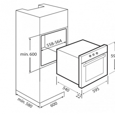 Lò nướng Teka HBB 735 41560210