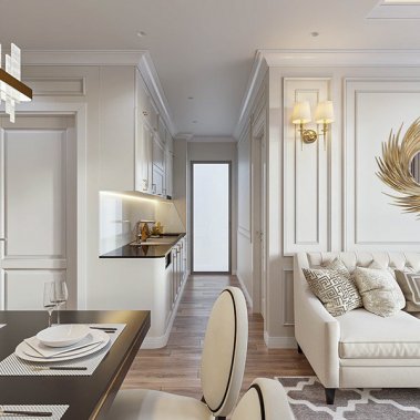 NỘI THẤT CĂN HỘ 36 - PHONG CÁCH TÂN CỔ ĐIỂN (NEO CLASSIC)