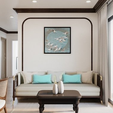 NỘI THẤT CĂN HỘ 64m² - PHONG CÁCH INDOCHINE