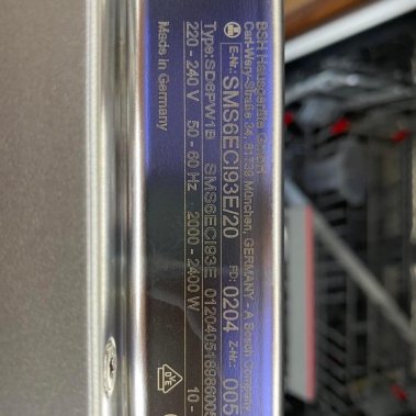 Máy Rửa Bát Độc Lập - 60CM HMH.SMS6ECI93E Series 6