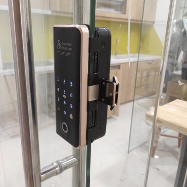 Khoá vân tay cho cửa kính cường lực Laffer G08