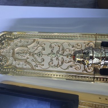 Khóa thông minh đại sảnh - tân cổ điển nhận diện khuôn mặt Face ID Demax SL986 Gold