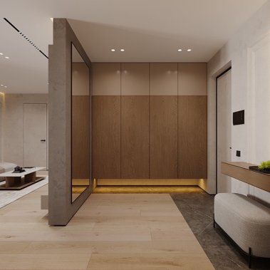 NỘI THẤT CĂN HỘ 77m² PHONG CÁCH HIỆN ĐẠI