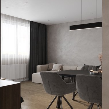 NỘI THẤT CĂN HỘ 71m² PHONG CÁCH HIỆN ĐẠI