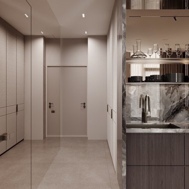 NỘI THẤT CĂN HỘ 33 - CĂN HỘ 1 PHÒNG NGỦ PHONG CÁCH HIỆN ĐẠI