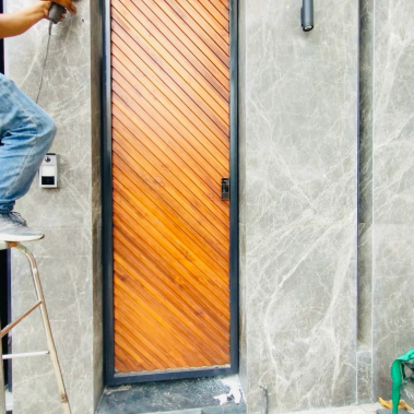 Khoá vân tay cửa cổng chống nước DEMAX SL608 AC APP