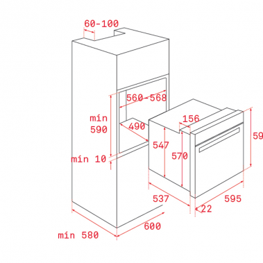 Lò nướng Teka HSB 610 41560110
