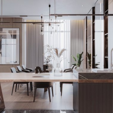 NỘI THẤT CĂN HỘ 72m²  PHONG CÁCH HIỆN ĐẠI