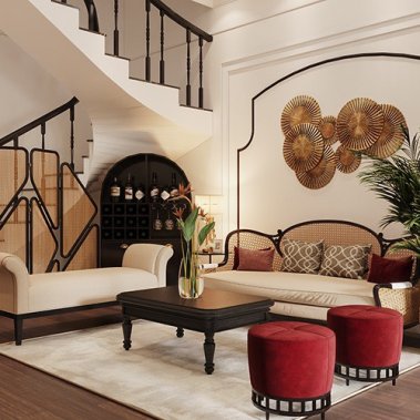 NỘI THẤT CĂN HỘ 22 - PHONG CÁCH INDOCHINE