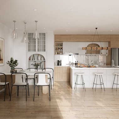 NỘI THẤT CĂN HỘ 27 - PHONG CÁCH SCANDINAVIA