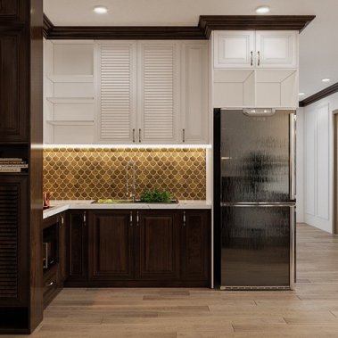 NỘI THẤT CĂN HỘ 64m² - PHONG CÁCH INDOCHINE