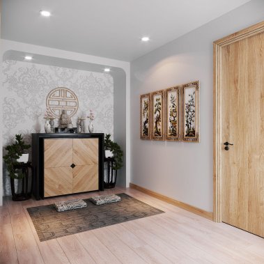  NỘI THẤT CĂN HỘ 158m²  - PHONG CÁCH WABI-SABI