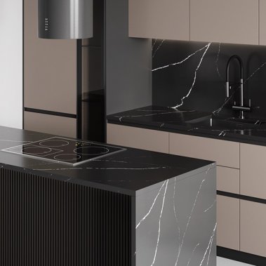 TỦ BẾP 118 CHỮ I BÀN ĐẢO