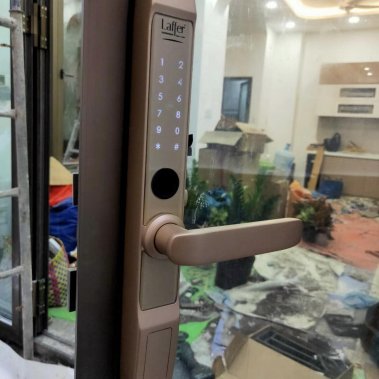 Khoá vân tay cửa nhôm, cửa đố nhỏ Laffer R1