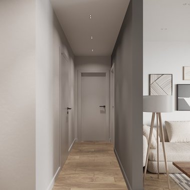 NỘI THẤT CĂN HỘ 70m² PHONG CÁCH HIỆN ĐẠI