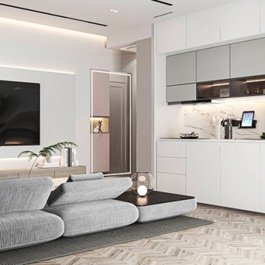 NỘI THẤT CĂN HỘ 1 PHÒNG NGỦ - PHONG CÁCH HIỆN ĐẠI