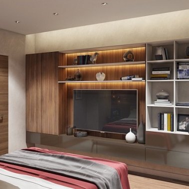 NỘI THẤT CĂN HỘ 121m²  PHONG CÁCH HIỆN ĐẠI