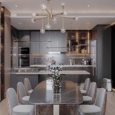 NỘI THẤT CĂN HỘ 72m²  PHONG CÁCH HIỆN ĐẠI