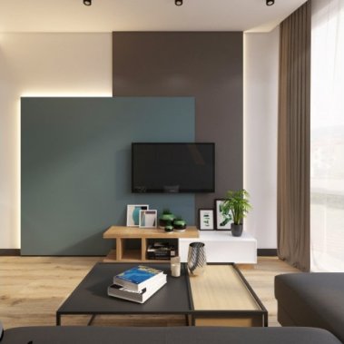 NỘI THẤT CĂN HỘ 55m² PHONG CÁCH HIỆN ĐẠI