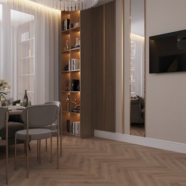 NỘI THẤT CĂN HỘ 90m² - PHONG CÁCH NEO CLASSIC (TÂN CỔ ĐIỂN)